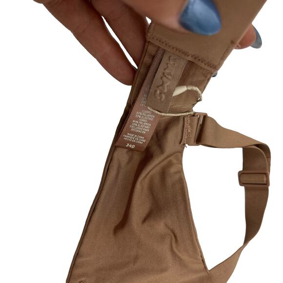 SKIMS Weightless Demi Bra Sienna Lightly Lined Smoothing Lightweight 34D NEW - Picture 8 of 9